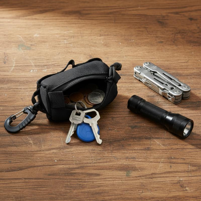Outdoor EDC Pouch, Zipper Key  - Edc Everyday Carry recension och pris