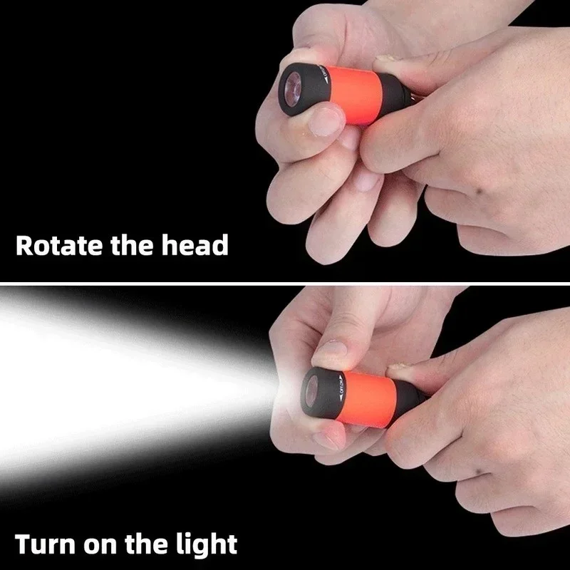 USB Rechargeable LED Multifunc - Keychain Flashlight recension och pris