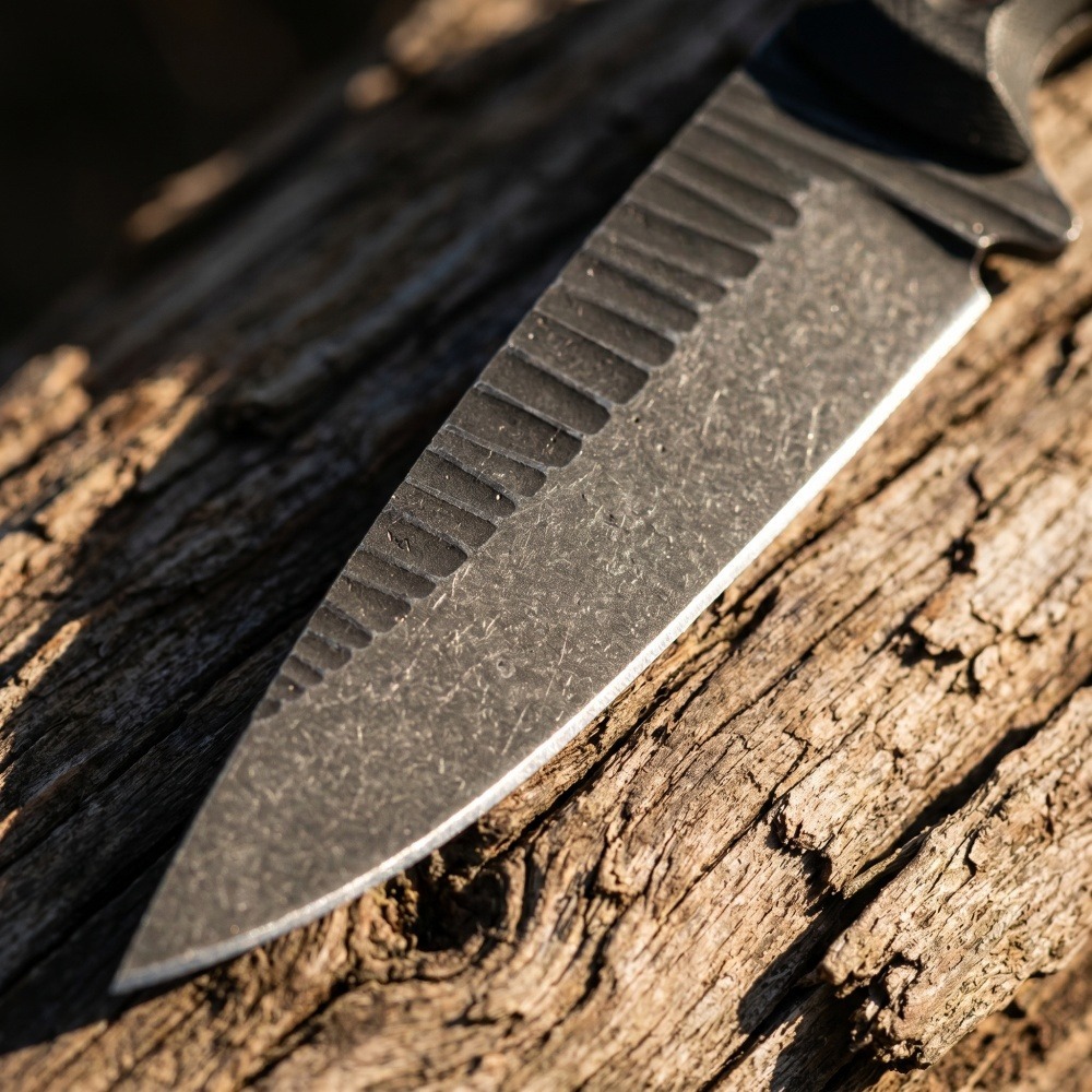 Full Tang Bushcraft Knife D2 B - Edc Carry Fixed Blade Knife recension och pris