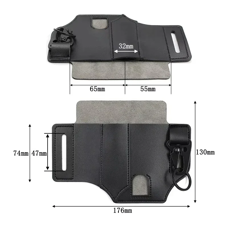 EDC PU Leather Tool Pouch Mult - Edc Carry Belt Leather recension och pris