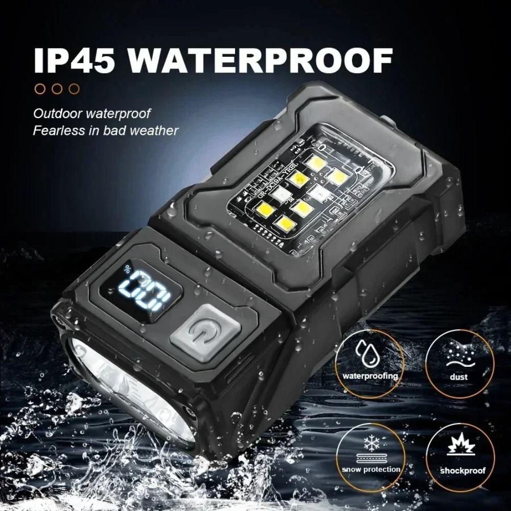 180° Rotatable LED Flashlight  - Keychain Flashlight recension och pris