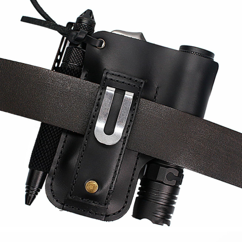 EDC Leather Flashlight Tool Ho - Edc Everyday Carry recension och pris