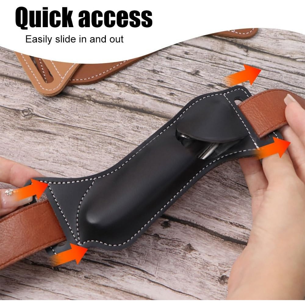 Tactical EDC Folding Knife She - Edc Carry Belt Leather recension och pris