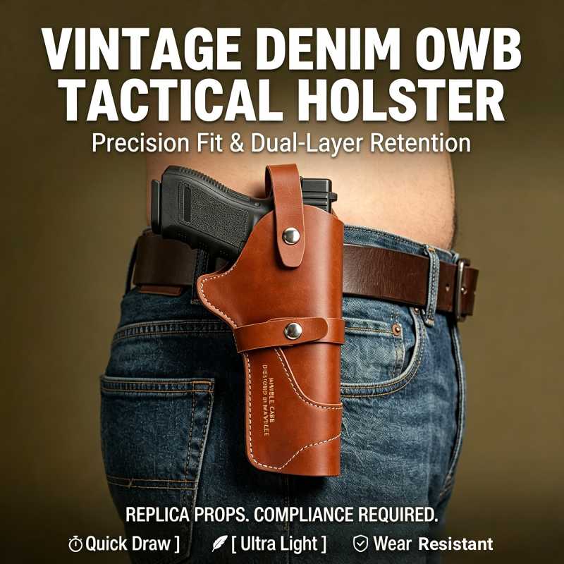 Vintage Leather Revolver Holst - Edc Carry Belt Leather recension och pris