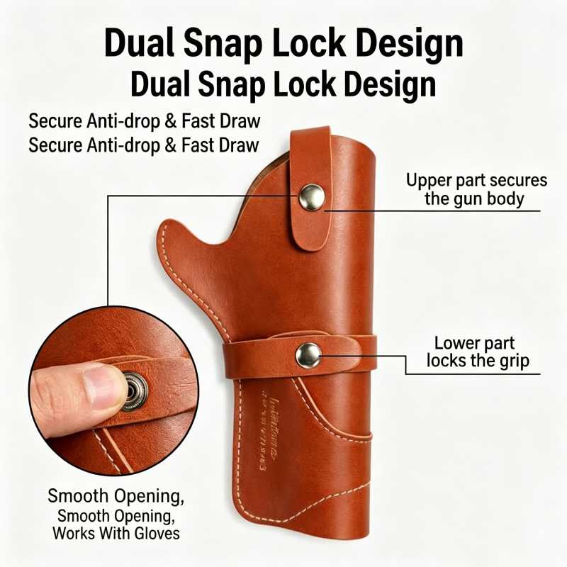 Vintage Leather Revolver Holst - Edc Carry Belt Leather recension och pris