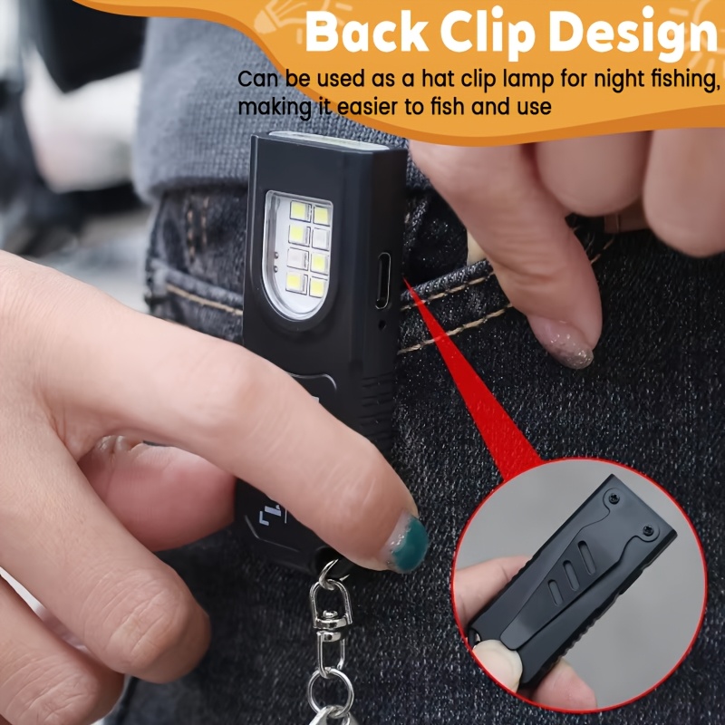 Multifunctional Mini COB LED K - Keychain Flashlight recension och pris