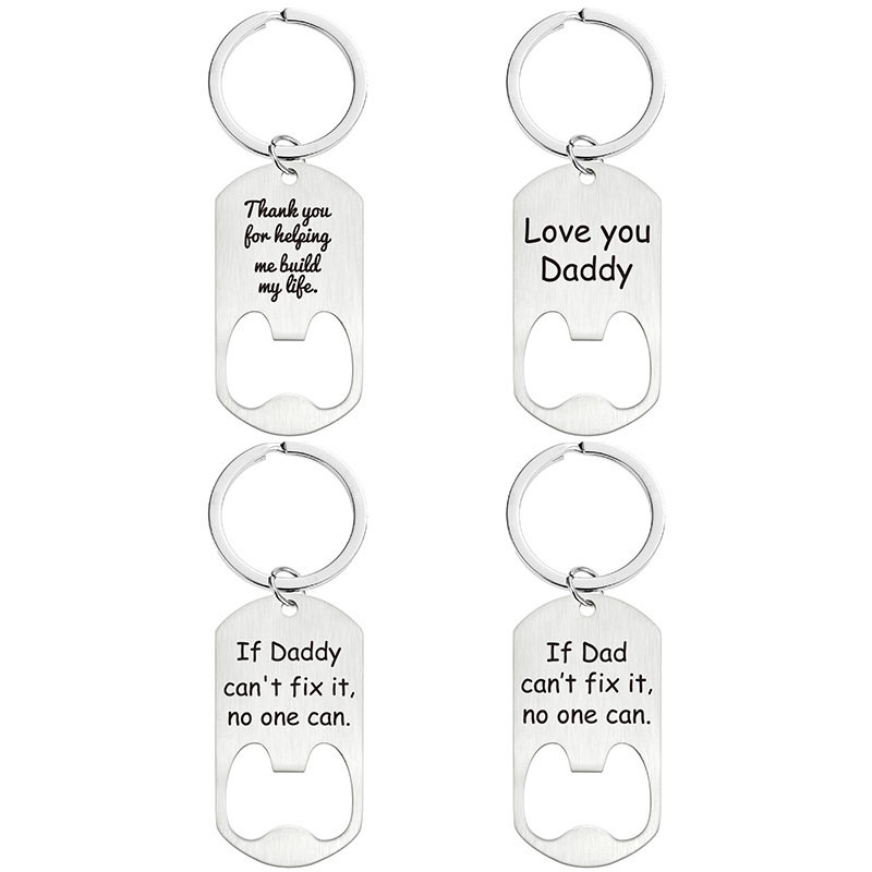 Personalized Keychain Laser En - Bottle Opener Keyring recension och pris