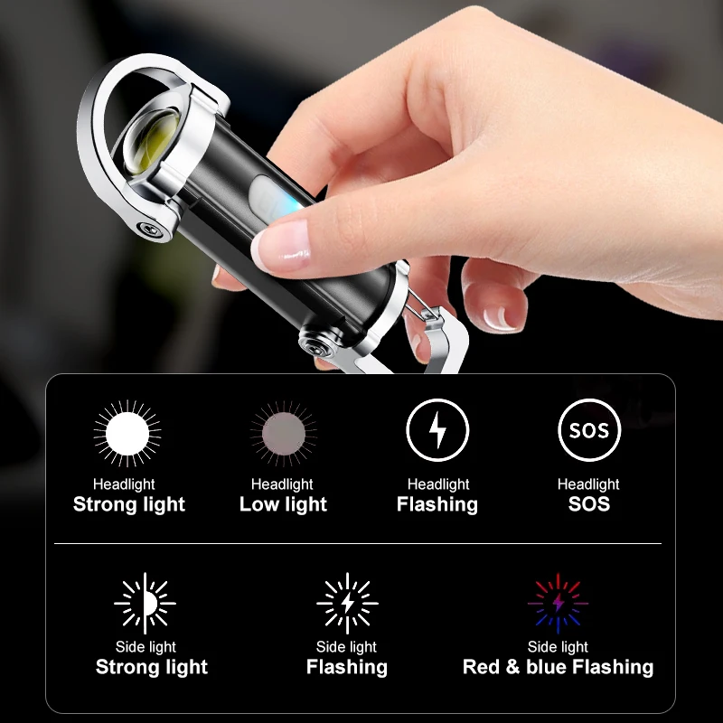 Powerful EDC LED Flashlight Ke - Keychain Flashlight recension och pris