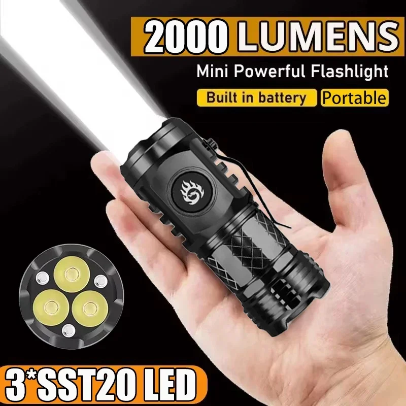 High Strong Power Tactical Fla - Keychain Flashlight recension och pris