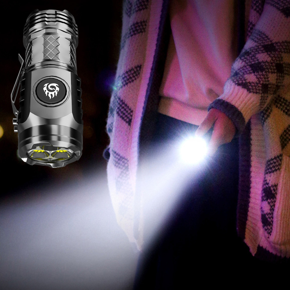 High Strong Power Tactical Fla - Keychain Flashlight recension och pris