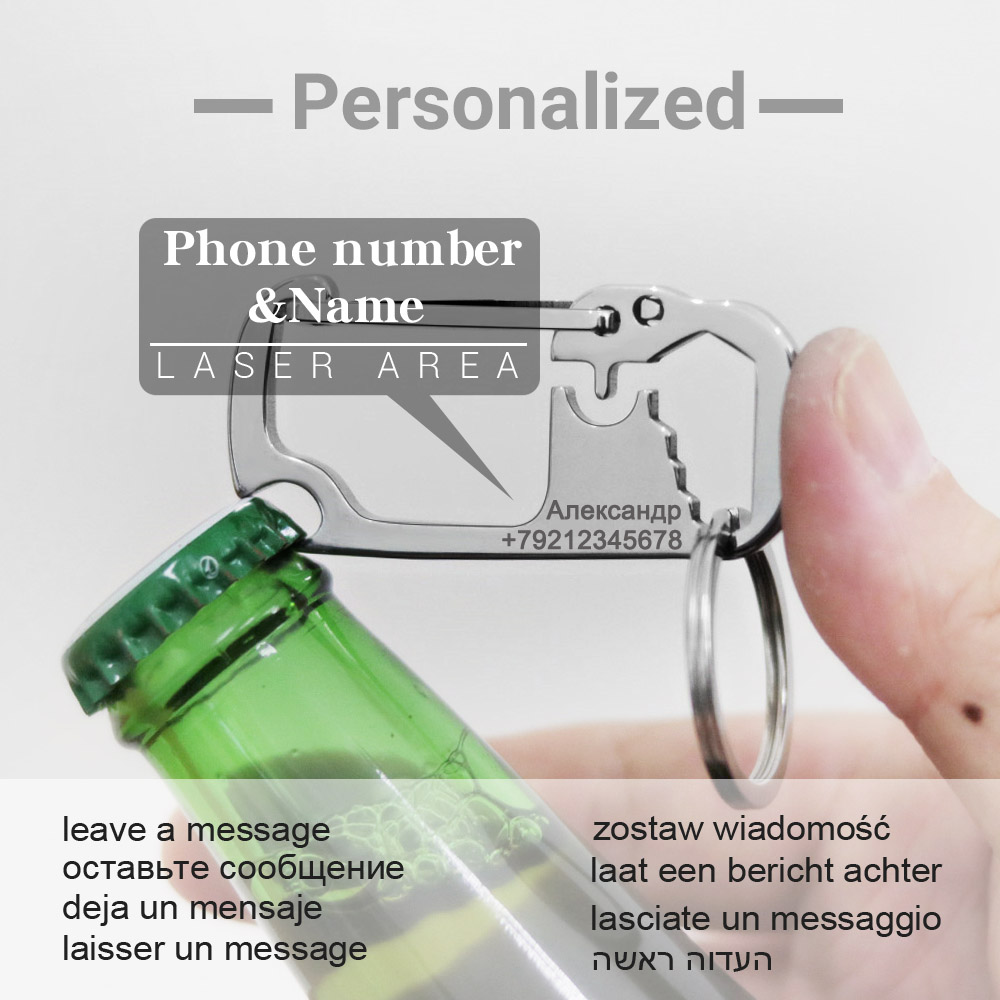 Personalized Name Number Keych - Bottle Opener Keyring recension och pris