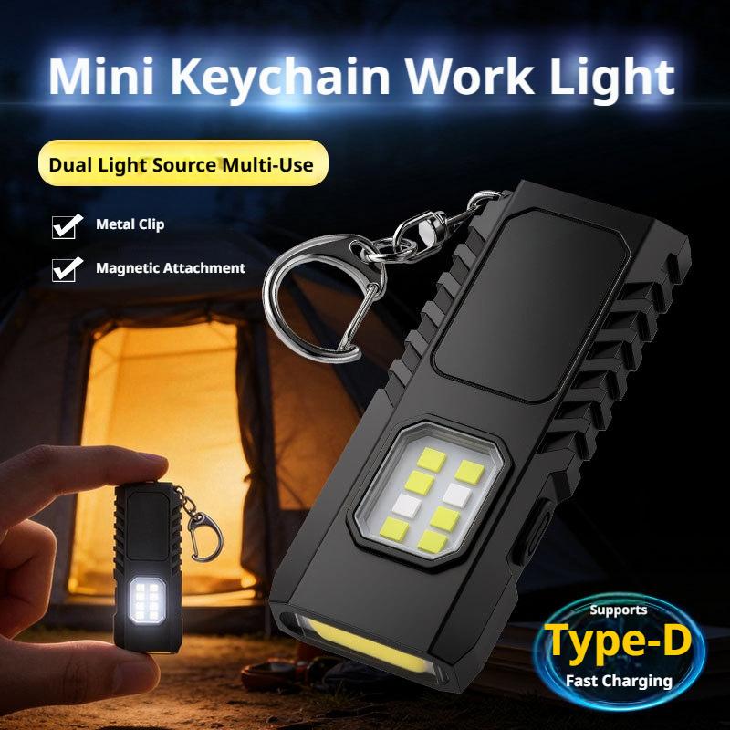 Mini Edc Keychain Flashlight U - Keychain Flashlight recension och pris