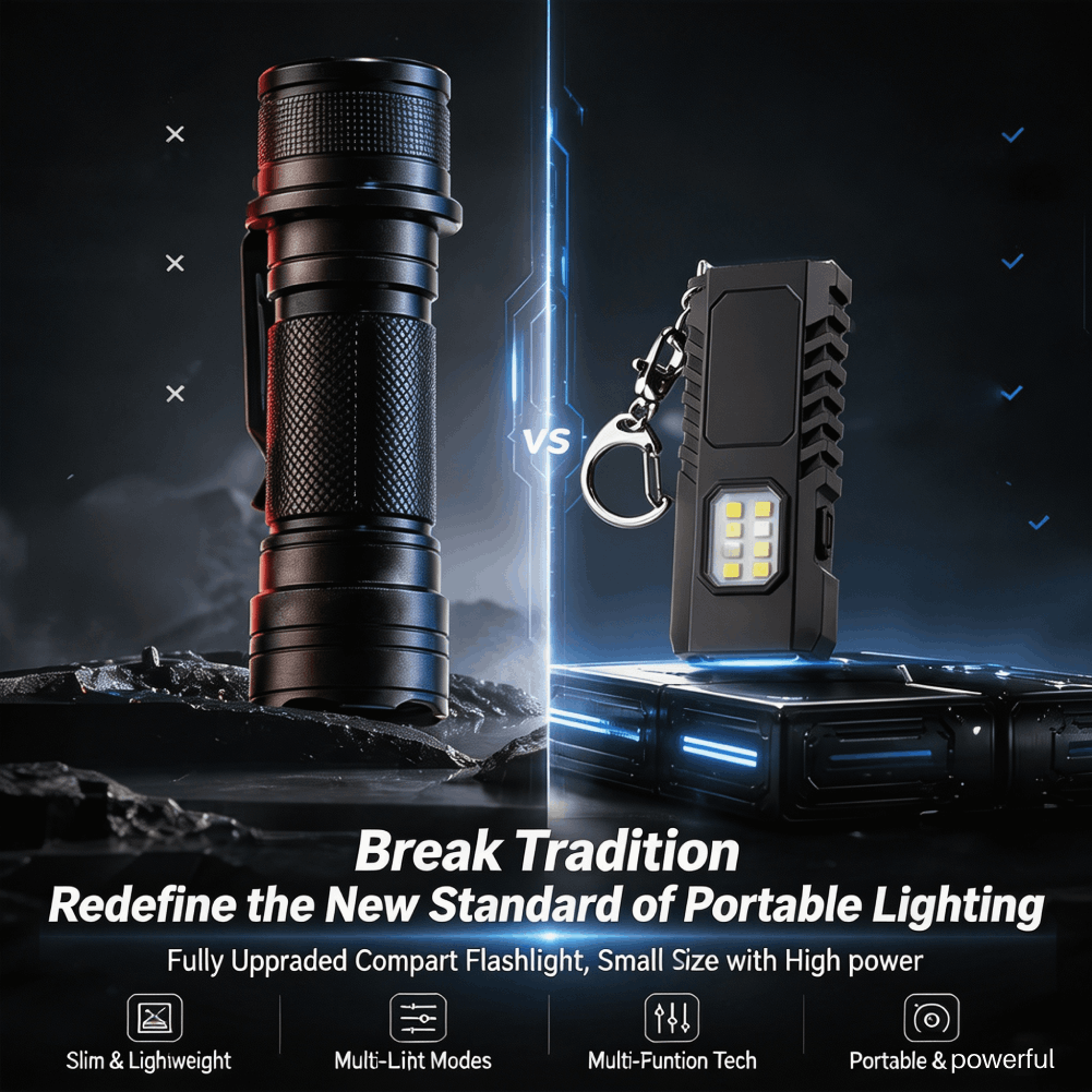 Mini Edc Keychain Flashlight U - Keychain Flashlight recension och pris